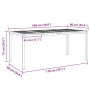 Conjunto de Comedor de Jardín 5 pcs Madera Sólida de Acacia