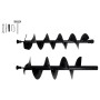 Auger set with steel soil drilling auger by vidaXL, Helical augers - Ref: Foro24-279577, Price: 397,07 €, Discount: %