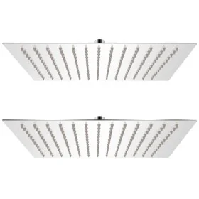 Duschkopf mit Regeneffekt, 2 Stück, Edelstahl, 30 x 30 cm von vidaXL, Duschköpfe - Ref: Foro24-275941, Preis: 53,68 €, Rabatt: %