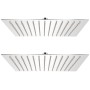 Cabezal de ducha efecto lluvia 2 uds acero inoxidable 30x30 cm de vidaXL, Cabezales de ducha - Ref: Foro24-275941, Precio: 51...