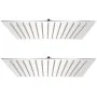 Cabezal de ducha efecto lluvia 2 uds acero inoxidable 30x30 cm de vidaXL, Cabezales de ducha - Ref: Foro24-275941, Precio: 53...