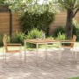 Conjunto de Comedor de Jardín 3 pcs Madera sólida de teca