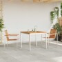 Conjunto de Comedor de Jardín 3 pcs Madera sólida de teca