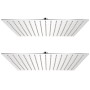 Cabezal de ducha efecto lluvia 2 uds acero inoxidable 40x40 cm de vidaXL, Cabezales de ducha - Ref: Foro24-275942, Precio: 88...