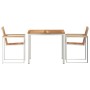 Conjunto de Comedor de Jardín 3 pcs Madera sólida de teca