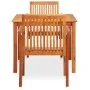 Garten-Essgruppe 3-teilig und Kissen aus massivem Akazienholz von vidaXL, Gartensets - Ref: Foro24-278895, Preis: 357,29 €, R...