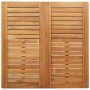 Conjunto de Comedor de Jardín 5 pcs Madera sólida de teca