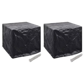 Gartenwassertankabdeckung 2 Stück 8 Ösen 116x100x8 cm von vidaXL, Abdeckungen für Gartenmöbel - Ref: Foro24-279126, Preis: 31...