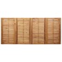 Conjunto de Comedor de Jardín 7 pcs Madera sólida de teca