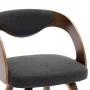 Dining chairs 6 units curved wood and dark gray fabric by vidaXL, dining chairs - Ref: Foro24-278843, Price: 860,26 €, Discou...
