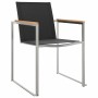 Conjunto de Comedor de Jardín 5 pcs Madera sólida de teca