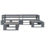 Set de muebles de palés para jardín 4 piezas madera gris by vidaXL, Garden sets - Ref: Foro24-276316, Price: 226,73 €, Discou...
