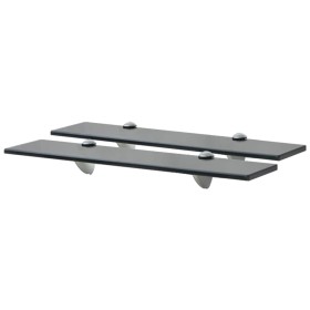 Estantes flotantes 2 unidades vidrio 8 mm 50x10 cm de vidaXL, Estantes y estanterías - Ref: Foro24-3051504, Precio: 34,22 €, ...