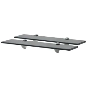Floating shelves 2 units glass 8 mm 50x10 cm by vidaXL, Shelves and shelves - Ref: Foro24-3051504, Price: 33,37 €, Discount: %