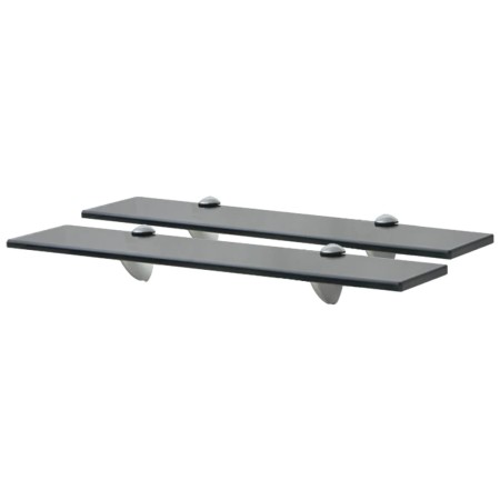Floating shelves 2 units glass 8 mm 50x10 cm by vidaXL, Shelves and shelves - Ref: Foro24-3051504, Price: 34,22 €, Discount: %