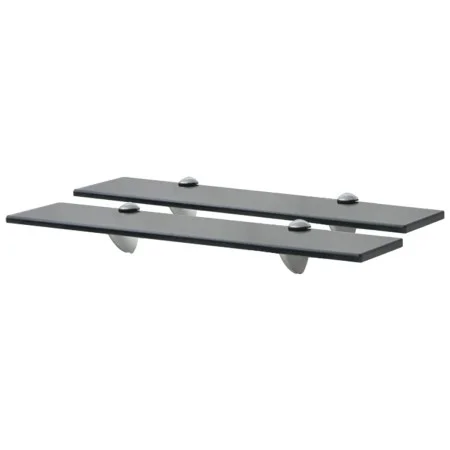 Floating shelves 2 units glass 8 mm 50x10 cm by vidaXL, Shelves and shelves - Ref: Foro24-3051504, Price: 33,37 €, Discount: %