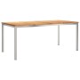Conjunto de Comedor de Jardín 7 pcs Madera sólida de teca