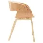 Esszimmerstühle, 4 Stück, gebogenes Holz und cremefarbenes Kunstleder von vidaXL, Essstühle - Ref: Foro24-278863, Preis: 602,...