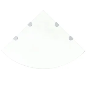 Eckregale 2 Einheiten transparente Chromstützen 45x45 cm von vidaXL, Regale und Regale - Ref: Foro24-3051594, Preis: 37,16 €,...