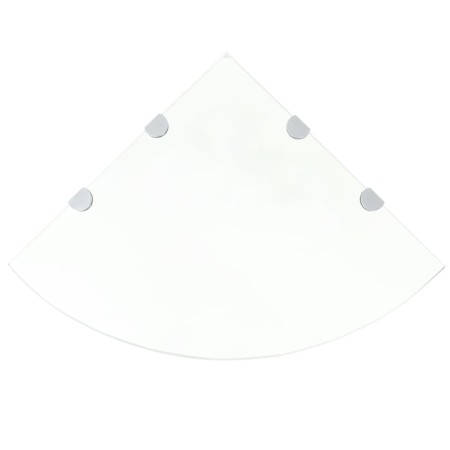 Eckregale 2 Einheiten transparente Chromstützen 45x45 cm von vidaXL, Regale und Regale - Ref: Foro24-3051594, Preis: 38,04 €,...
