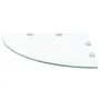 Corner shelves 2 units transparent chrome supports 45x45 cm by vidaXL, Shelves and shelves - Ref: Foro24-3051594, Price: 37,1...