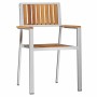 Conjunto de Comedor de Jardín 3 pcs Madera maciza de Acacia