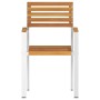 Silla de Jardín 6 pcs Marrón Madera maciza de Acacia