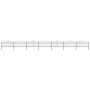 Gartenzaun mit Speerspitzen aus schwarzem Stahl (1-1,25) x 11,9 m von vidaXL, Zaunpaneele - Ref: Foro24-277727, Preis: 577,21...
