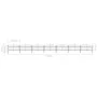 Garden fence with black steel spearheads (1-1.25)x11.9 m by vidaXL, fence panels - Ref: Foro24-277727, Price: 615,03 €, Disco...
