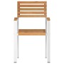 Silla de Jardín 6 pcs Marrón Madera maciza de Teca
