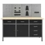 Workbench with four wall panels by vidaXL, Work tables - Ref: Foro24-3053430, Price: 636,15 €, Discount: %