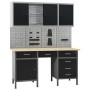 Workbench with four wall panels and two cabinets by vidaXL, Work tables - Ref: Foro24-3053439, Price: 684,29 €, Discount: %