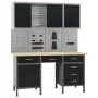 Workbench with four wall panels and two cabinets by vidaXL, Work tables - Ref: Foro24-3053439, Price: 653,92 €, Discount: %