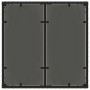 Conjunto de Comedor de Jardín 5 pcs Negro Poliratán