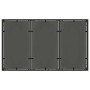 Conjunto de Comedor de Jardín 7 pcs Negro Poliratán