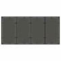 Conjunto de Comedor de Jardín 9 pcs Negro Poliratán