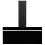 Steel and black tempered glass wall extractor hood 90 cm by vidaXL, Extractors - Ref: Foro24-51673, Price: 236,36 €, Discount: %