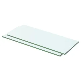 Estantes 2 unidades panel de vidrio transparente 50x15 cm de vidaXL, Estantes y estanterías - Ref: Foro24-3051558, Precio: 25...