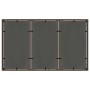 Conjunto de Comedor de Jardín 5 pcs Marrón Poliratán