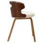 Dining chairs 6 pcs curved wood and cream synthetic leather by vidaXL, dining chairs - Ref: Foro24-278849, Price: 841,08 €, D...