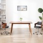 Drehbarer Bürostuhl gebogenes Holz Kunstleder schwarz von vidaXL, Bürostühle - Ref: Foro24-3054848, Preis: 159,85 €, Rabatt: %