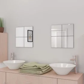 Frameless mirror tiles glass 20.5 cm 16 units by vidaXL, Mirrors - Ref: Foro24-3051482, Price: 46,04 €, Discount: %