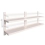 Floating shelves 2 levels 2 units stainless steel 200x30cm by vidaXL, Shelves and shelves - Ref: Foro24-3055899, Price: 201,6...