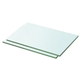 Shelves 2 units transparent glass panel 30x15 cm by vidaXL, Shelves and shelves - Ref: Foro24-3051548, Price: 30,49 €, Discou...