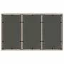 Conjunto de Comedor de Jardín 7 pcs Gris Poliratán
