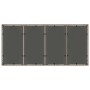 Conjunto de Comedor de Jardín 9 pcs Gris Poliratán