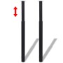 Teleskop-Tischbeine 4 Einheiten schwarz 710 mm-1100 mm von vidaXL, Tischbeine - Ref: Foro24-3051488, Preis: 90,93 €, Rabatt: %
