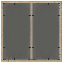 Conjunto de Comedor de Jardín 5 pcs Beige Poliratán
