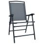 Bistrotisch und 3 Stühle, grauer Stahl von vidaXL, Gartensets - Ref: Foro24-3054571, Preis: 141,45 €, Rabatt: %