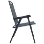 Bistrotisch und 3 Stühle, grauer Stahl von vidaXL, Gartensets - Ref: Foro24-3054571, Preis: 127,57 €, Rabatt: %